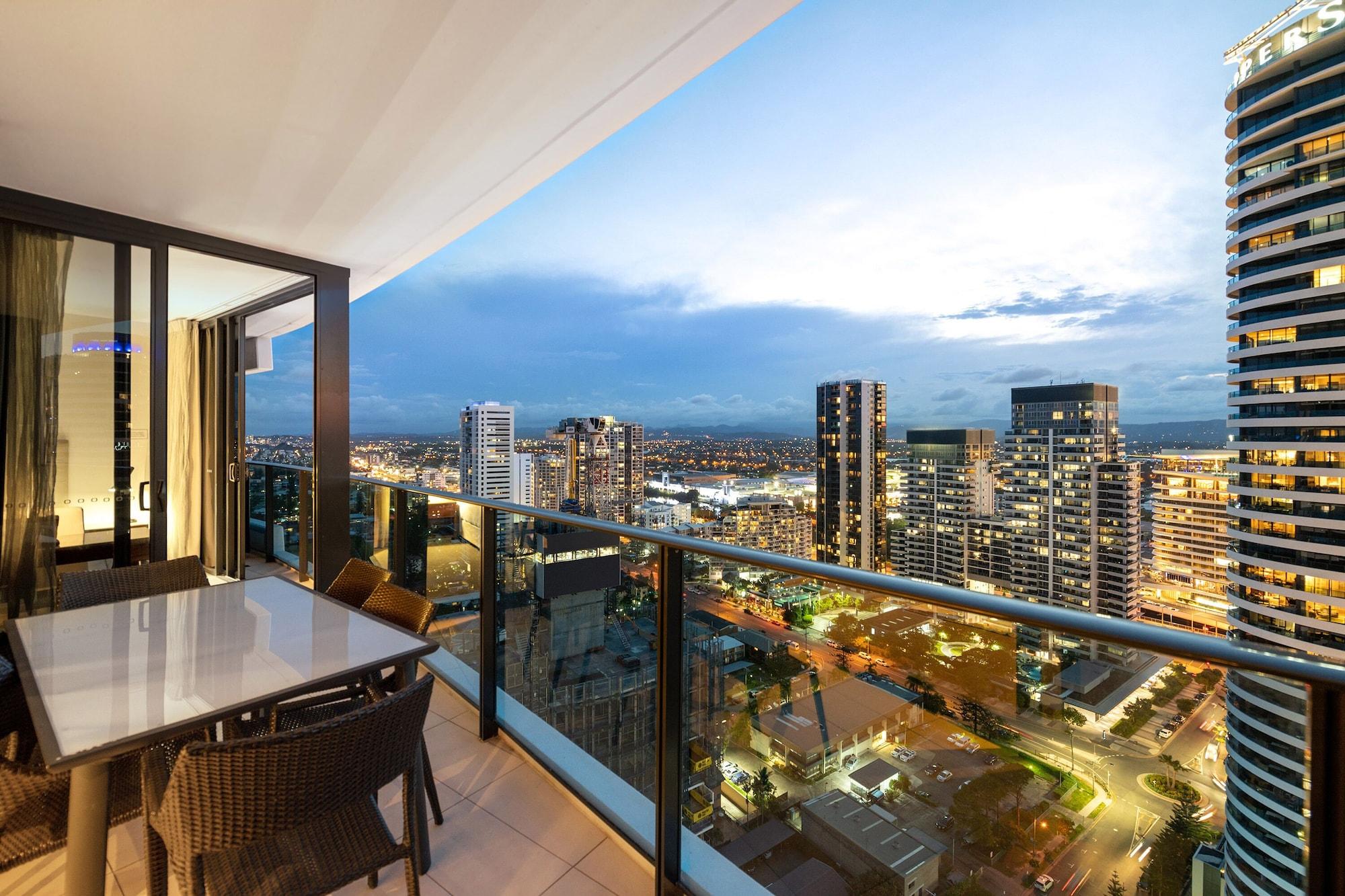 Peppers Broadbeach Gold Coast Exterior photo View from a balcony