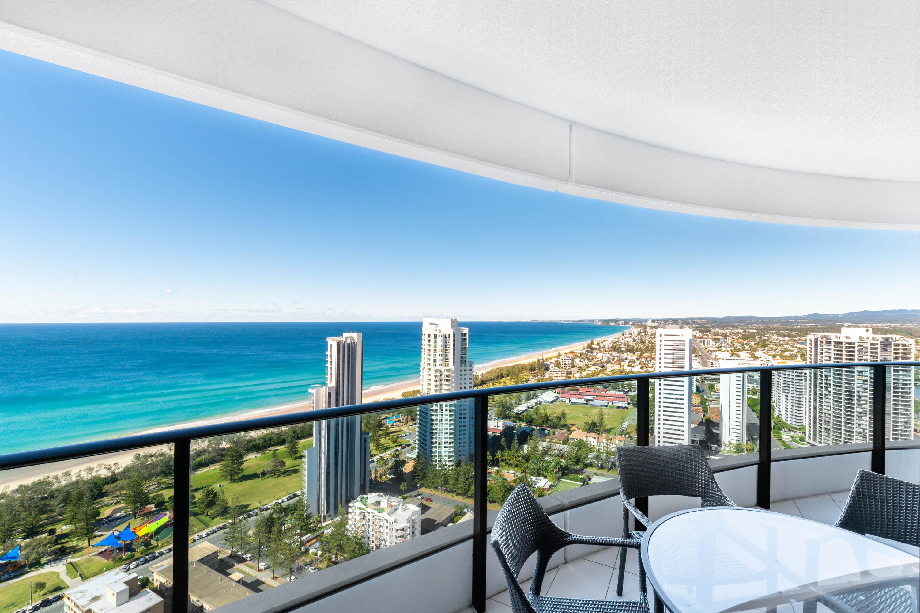 Peppers Broadbeach Gold Coast Exterior photo View from the 42nd floor of the building