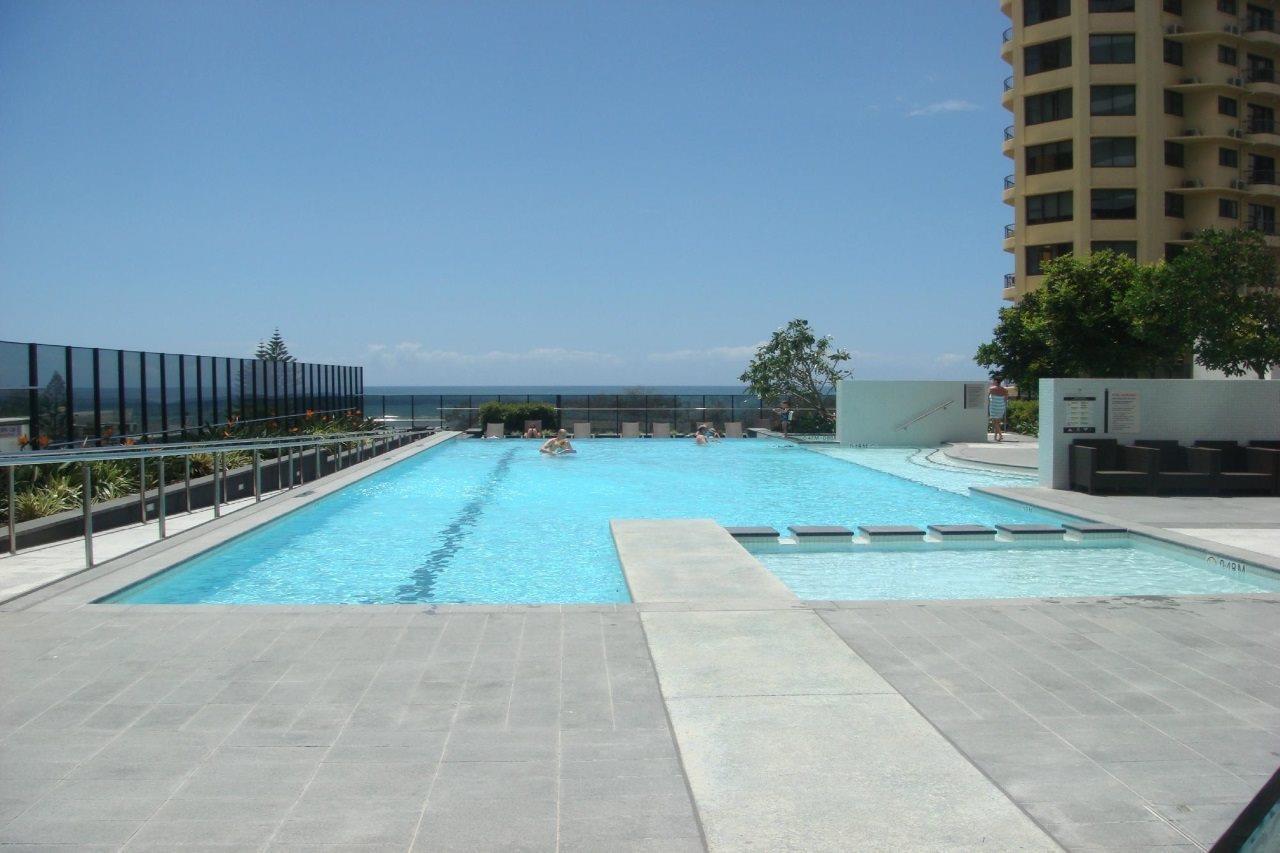 Peppers Broadbeach Gold Coast Exterior photo The pool at the 2011 Commonwealth Games Village